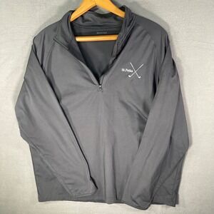 Sport-Tek XL Pullover Jacket St. Petka Golf Gray Athletic‎ Mens Golf